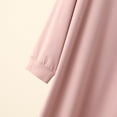 thumbnail image 7 of Ashirexll Sleep Shirts for Women, Nightgowns for Women, Solid Color Round Neck Long Sleeve Loose Mid Calf Long Nightshirt, 7 of 7
