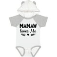 thumbnail image 3 of Inktastic Mamaw Loves Me Grandchild Girls Baby Bodysuit, 3 of 5
