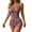 Rose Gold, variant on Jowdiw Women Pajama Set Print Cami Shorts Set Bow Decor Ruffle Hem Lounge Sleepwear Two Piece Home Wear