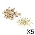 thumbnail image 1 of 5xMini Bisagras Herrajes Para Muebles Tope Plegable De Hierro Para Armario Caja De Regalo Dorada, 1 of 10