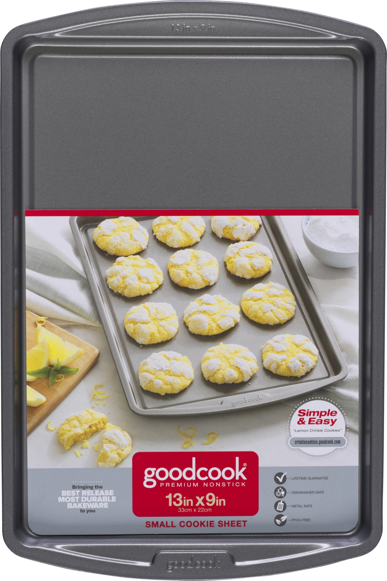 GoodCook® Small Nonstick Cookie Sheet - Silver, 13 x 9 in - Harris Teeter