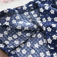thumbnail image 6 of Xudanell Toddler Clothes for Girls Patchwork Floral Shorts Sleeveless Girls Clothes 2pcs Blouse Clothes for Teen Girls White 6-7 Years, 6 of 8