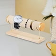 thumbnail image 4 of Organizador de joyas con base de madera y terciopelo desmontable. Blanco, 4 of 8