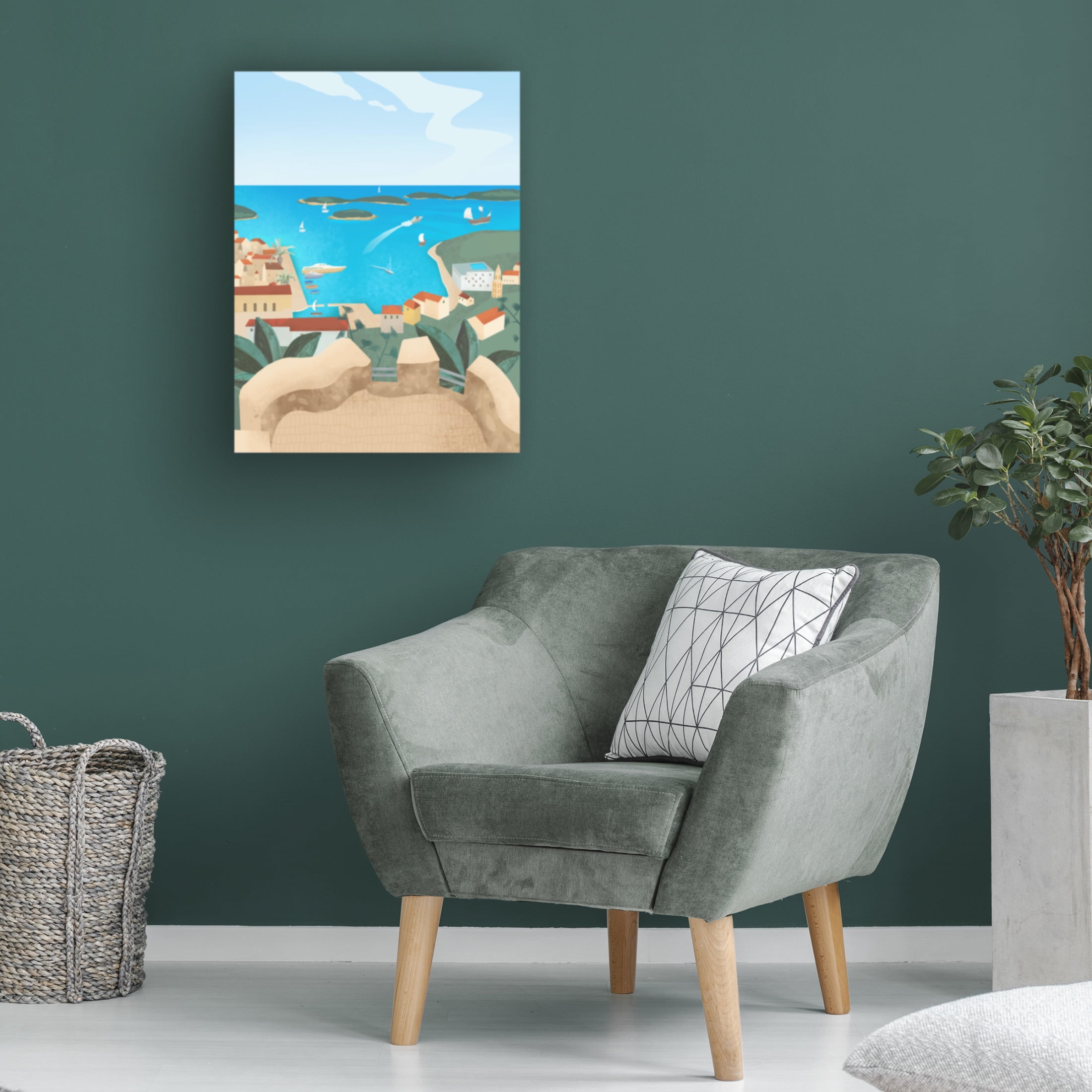 Trademark Fine Art Petra Lizde  Hvar Island Canvas Wall Art
