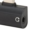 thumbnail image 4 of Adaptador de sonido para teléfono negro Tipo C a auriculares y cargador de 3,5 mm Función dual 2 en 1 Adaptador de conector de puerto de carga tipo C PD60W Carga rápida, 4 of 8