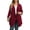 Wine Red, variant on Daystry Plus Size Cardigan for Women 3/4 Sleeve Casual Open Front Light Cardigan Black-3X