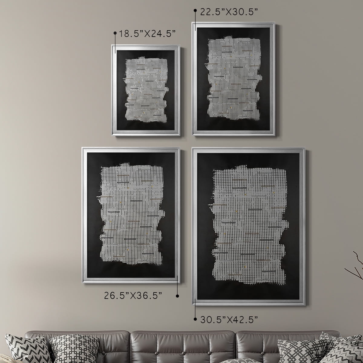 Bits & Bytes I Premium Framed Print, in Gold, Black, or Silver - Ready to Hang