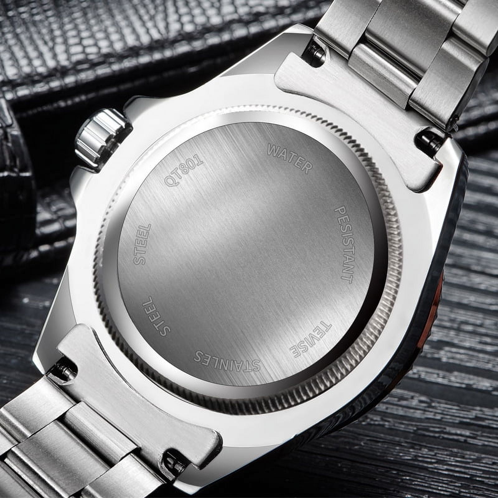 Tevise Classic Quartz Watch Man Waterproof Stainless Steel Wristwatches for Men Relogio Masculino