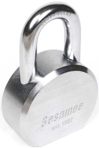 ccl steel heavy-duty, round body padlock keyed different, 1