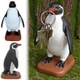 thumbnail image 2 of Magnetic Penguin Key Holder, Cute Resin Penguin Animal Statue for Key Hanger, Housewarming Gifts & Home Decor, 2 of 5