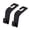 Black, variant on Moonet Car Seat Headrest Hook Metal with Suede Universal Vehicle Storage Hanger Storage Organizer for Purse Handbag Coat Grocery Bags Black 2 Pack