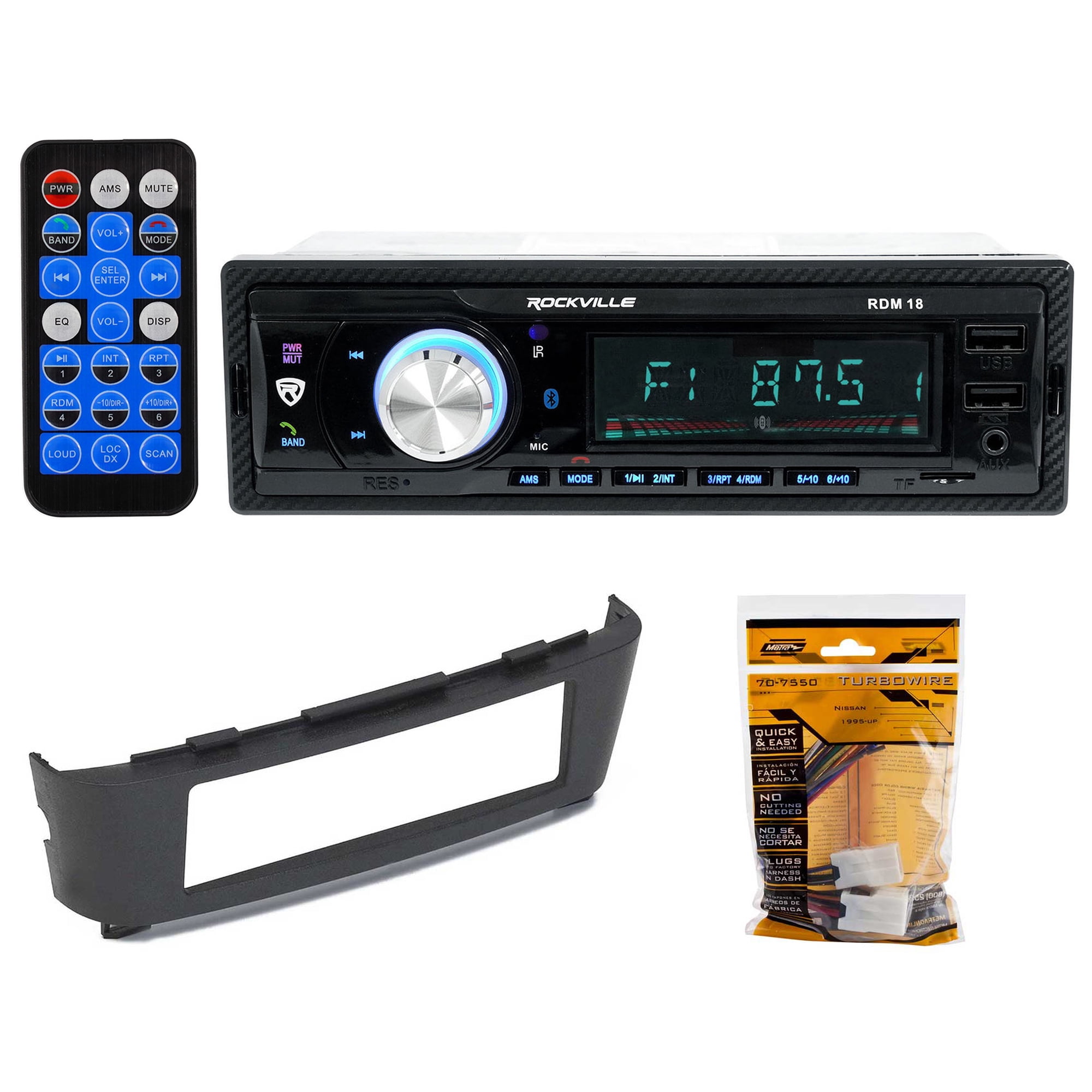 Digital Media Bluetooth Stereo MP3 USB/SD Receiver For 2000-2006 Nissan Sentra