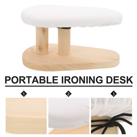 LEXSOMEO Curved Cloth Ironing Board Practical Wood Ironing Tool Household Ironing Board