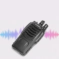thumbnail image 2 of Radios de Comunicación Inalámbricos, Walkie Talkie Recargable de Largo Alcance a Prueba de Lluvia, Altavoces con Micrófono, Intercomunicador Remoto para Constructores, Guardias etc-2 piezas LingWen 9024736121335, 2 of 5