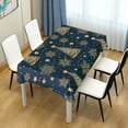 thumbnail image 7 of 60"x120" Christmas Tree Tablecloth, Waterproof Washable Polyester Square Table Cover, Durable Tablecloth for Kitchen Dining Table Party Decor, 7 of 7