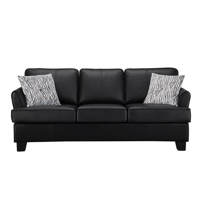 Kb 2053bl Q 40 X 88 38 In Hide A Bed, Black Faux Leather Queen Sleeper Sofa