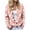 Pink, variant on Womens Plus Size Sweaters Christmas Sweaters for Women Graphic Long Sleeve Button Down Sweater Cardigan Print Knit Tops Coat for Holiday Parties