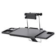 thumbnail image 1 of Asiento plegable con respaldo para asiento trasero de coche, bandeja de comida, escritorio con soporte para bebidas, bandeja para asiento trasero de, 1 of 9