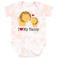 thumbnail image 3 of Inktastic I Love My Nanny Boys or Girls Baby Bodysuit, 3 of 5