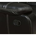 thumbnail image 5 of Judson Transitional Leatherette Reclining Loveseat, Black, 5 of 7