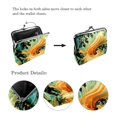 thumbnail image 3 of Sea Slug Stylish Women's Wallet with Coin Purse - 0.7 Microfiber & Zinc Alloy Jaws, 4.3x4.7 in/11x12 cm - Compact & Trendy Organizer for Cash and Coins!, 3 of 7