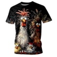 thumbnail image 3 of T Shirts for Man Funny Animal 3D Print Short Sleeve Crew Neck Tee Comfortable Summer Mens Casual Shirts Black L, 3 of 3