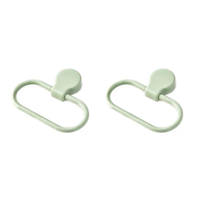 Naiovety Toallero montado en la pared, toallero de cocina, anillo de almacenamiento sin perforaciones, organizador de Hotel y oficina, accesorios de Type1 NO1 Naiovety CBP492396