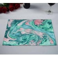 thumbnail image 2 of YUSDECOR Beautiful hand painted marble texture Kitchen Dining Table Mats Placemats Size 12x18 Inches, Set of 2 Pieces, 2 of 2