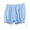 Sky Blue, variant on Girls Cute Casual Shorts Toddlers Ruffled Pumpkin Bloomers Short Summer Loose Fit Thin Shorts for Teens Soft Breathable Sports Shorts