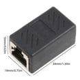 thumbnail image 5 of Jindis RJ45 LAN Connector Adapter Coupler LAN Extension Shielded Connectors Broadband Ethernet Net Cable Joiner Plug, 5 of 10