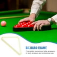 thumbnail image 2 of OULII Support de Table de Billard Triangle ABS Blanc avec Design Simple Lot de 1 Usage Professionnel, 2 of 8