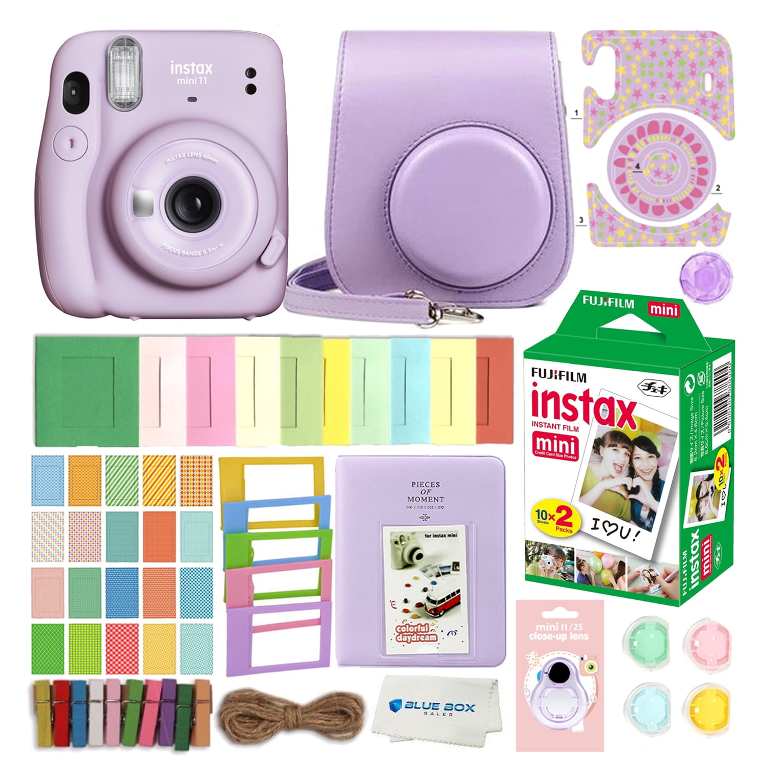 Fujifilm Instax Mini 11 Instant Camera (Lilac Purple) With Case 