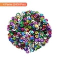 thumbnail image 3 of Loose Sequins 6MM Laser Sequins 2400Pcs Cup Sequins Embroidery Sequins for Jewelry Making Crafts Sewing,Multicolored, 3 of 5