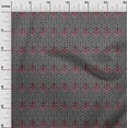 thumbnail image 2 of oneOone Cotton Poplin Black Fabric Tree & Geometric Block Dress Material Fabric Print Fabric By The Yard 42 Inch Wide, 2 of 4