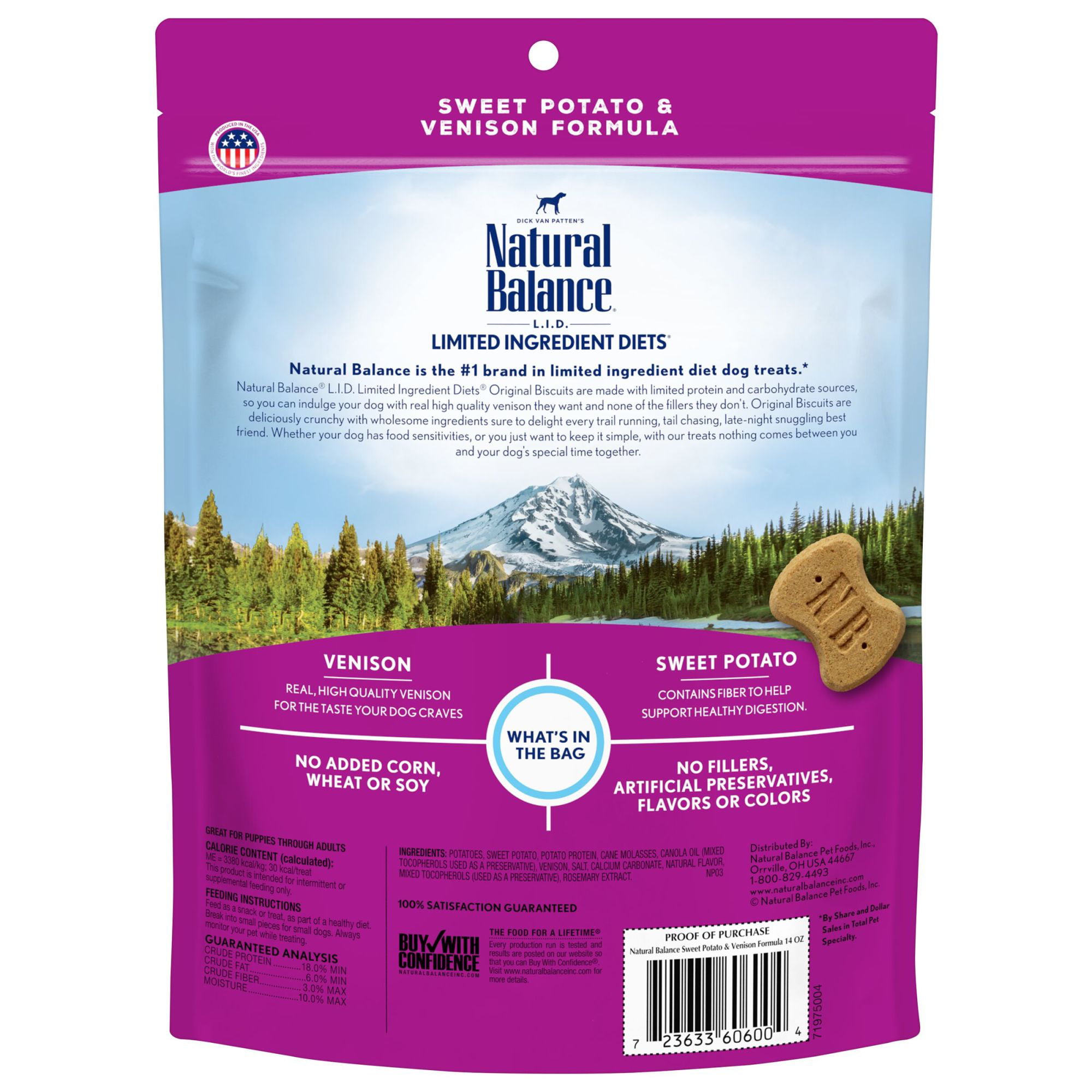 Natural Balance Limited Ingredient Diets Sweet Potato Venison 