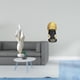 thumbnail image 2 of Escultura De Resina Moderna De Mujer Africana Inspirada En Plumas, Figura Decorativa De Colección Para El Hogar, La Oficina, La Chimenea, El Gabinete, La Mesa, Adorno, 2 of 8