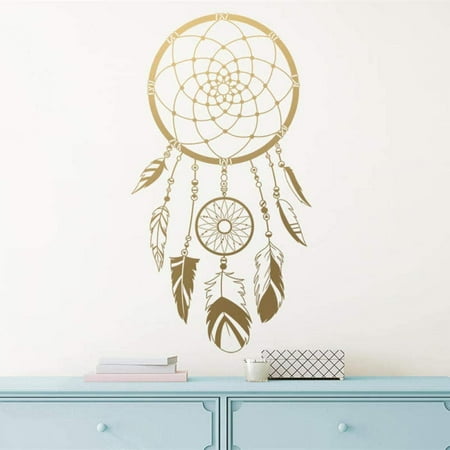Dream Catcher Wall Decal Vinyl Large Sticker Decor Nursery Boho Tribal Stickers Gold Canada - Tribal Wall Art Stickers Dream Catcher Wall Decal Vinyl Large Sticker Decor Nursery Boho Tribal Stickers Gold Canada - Tribal Wall Art Stickers