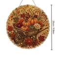 thumbnail image 4 of Kbndieu Fall Hanging Decorations for Home Diamond Art Painting Kits for Adults Beginner, Thanksgiving Autumn Harvest Special Shaped Pearl Painting Kits Gifts for Home Door Wall Decor, 4 of 4