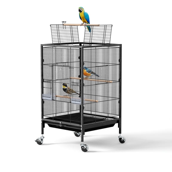 Curated visual reference: Crawley Garden Bird Cage Easy Clean Reference: Featherland Paradise Caitecperch Go Polycarbonate Bird Carrier Clear