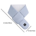 thumbnail image 3 of Nsxcdh USB Heated Scarf Unisex Polyester 41.34x5.12 in Hot Compress Neck Wrap Washable Portable for Winter Outdoor, 3 of 6