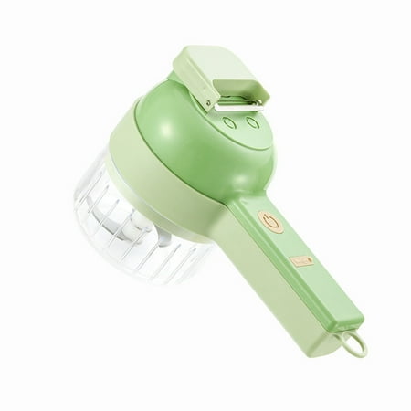 

Princess House Cookware 4 In 1 Handheld Electric Vegetable Cutter Set 2022 New Mini Wireless Electric Garlic Mud Smart Home Gadgets for Kitchen Potato Grater for Potato Pancakes Radishes Vegetable