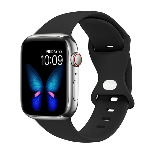 Tighesen Bandas Deportivas Compatibles Con Apple Watch Band Ultra 2/Ultra Se Series 9/8/7/6/5/4/3/2/1 38 Mm 40 Mm 41 Mm 42 Mm 44 Mm 45 Mm 49 Mm S/M M/L Para Mujeres/Hombres Correa De Silicona Para Iwa