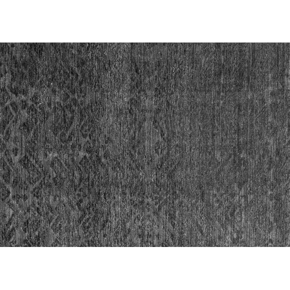 Ahgly Company Indoor Rectangle Abstract Gray Modern Area Rugs, 8' x 10'