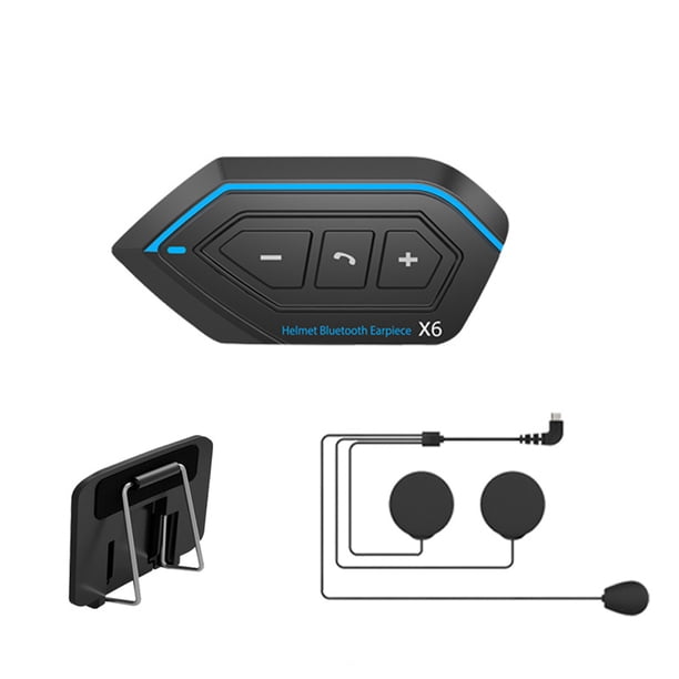 Auriculares para casco de moto BT 5.0 Pares rápidos Intercomunicadores IPX67 a prueba de agua
