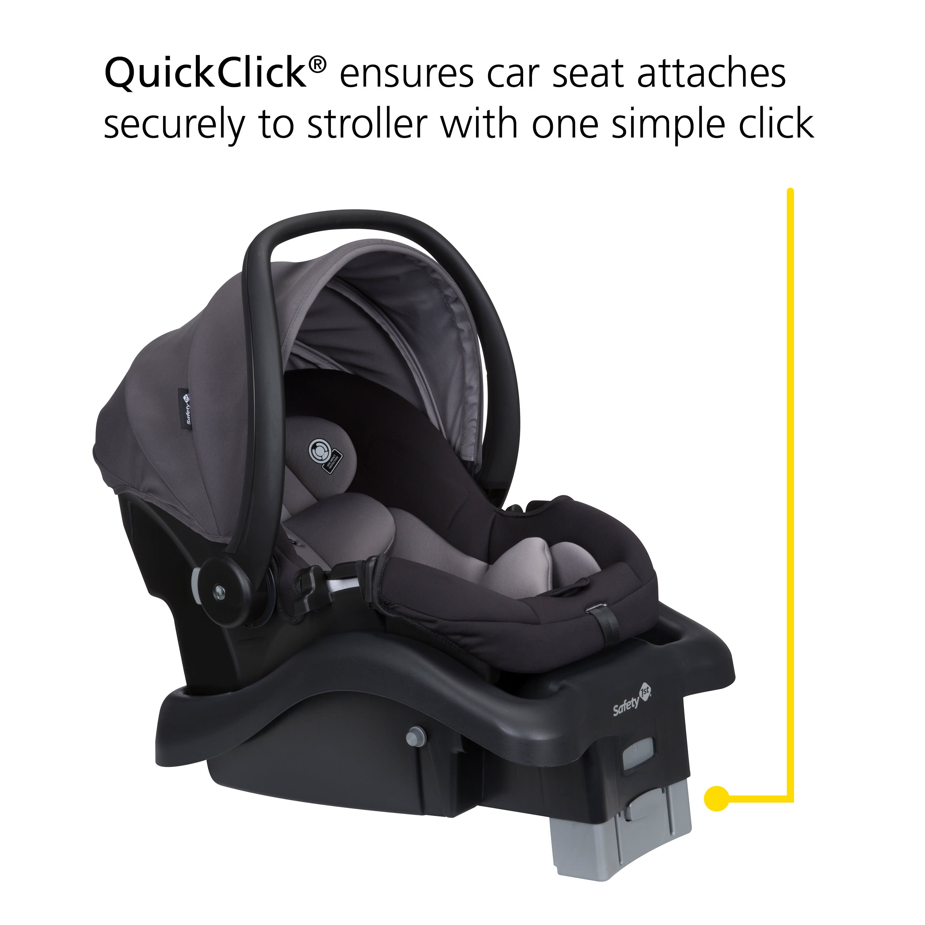 Safety 1ˢᵗ onBoard 35 LT Infant Car Seat, Lake Blue - image 3 of 18