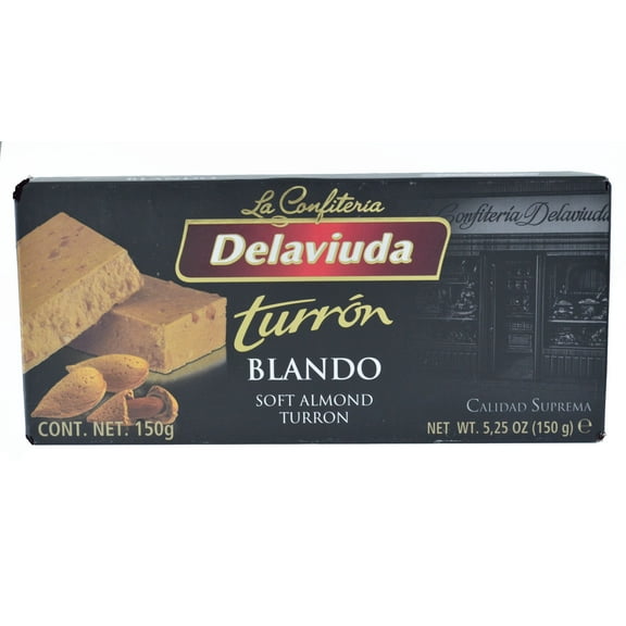 Delaviuda Soft Almond Turron (Turron MDA05 Blando) 5.25 Oz (150g)