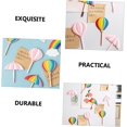 thumbnail image 5 of 4 Pieces Rainbow Balloon Refrigerator Hanger Magnetic Hanger Key Keychain Hook Hangers for Decorating Towel Balloon Refrigerator Kitchen, 5 of 5
