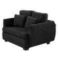 thumbnail image 2 of Sofá Love Seat Dicasa Kuma 2 Plazas Negro para Sala, 2 of 11
