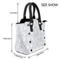 thumbnail image 4 of Zufioo Fun Rabbit Print Leather Rivet Shoulder Bag, Microfiber PU Leather Adjustable Shoulder Strap Handbag, Ideal Gift for Women-One Size, 4 of 6