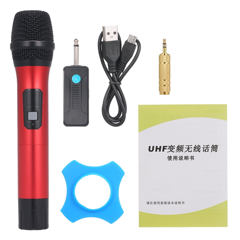 Handheld UHF Wireless Microphone 6.35mm Receiver interference
